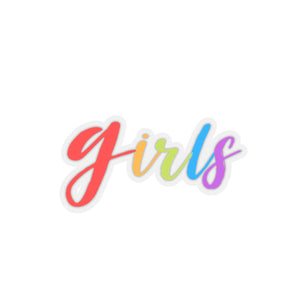 Girls Rainbow Sticker