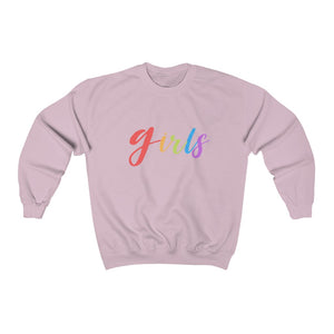 Girls Rainbow Sweatshirt