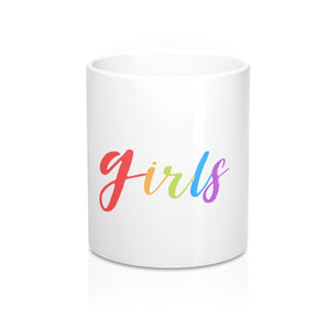 Girls Rainbow Mug